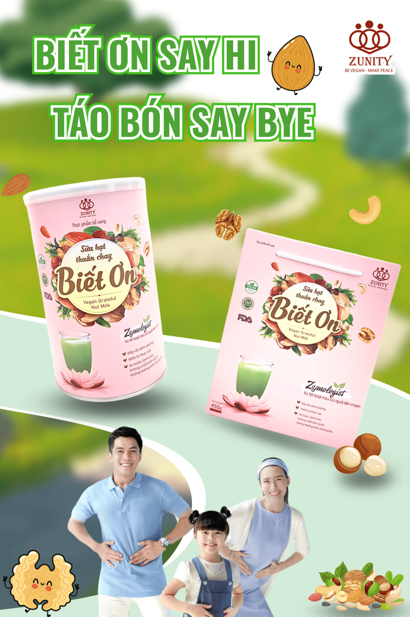  5 lợi ích tuyệt vời khi uống Sữa Hạt Biết Ơn mỗi ngày